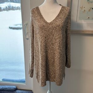 J Jill V-neck Tunic Sweater Size Large